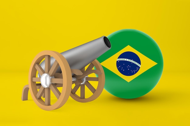 Foto gratuita ramadan brasile con il cannone