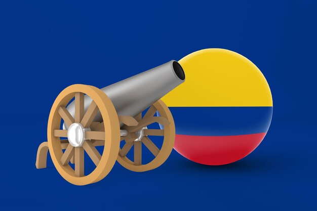 Free photo ramadan colombia with cannon
