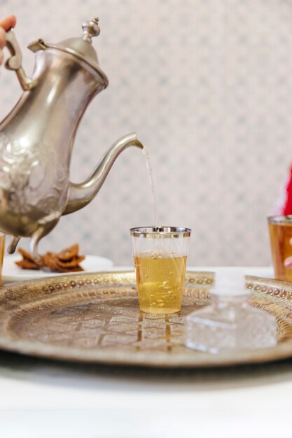 Ramadan concept with tea