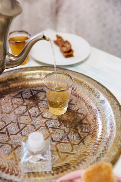 Ramadan concept with tea