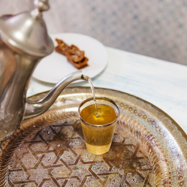 Ramadan concept with tea