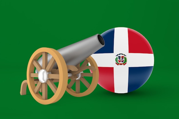 Free photo ramadan dominican republic with cannon