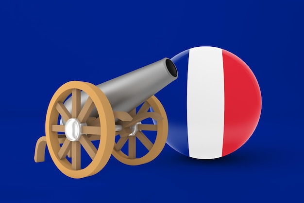 Foto gratuita ramadan francia con il cannone