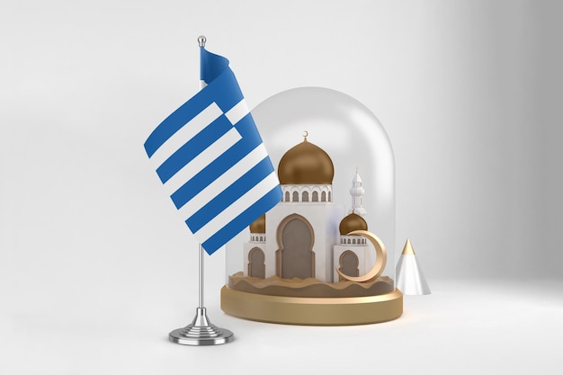 Foto gratuita ramadan grecia e moschea