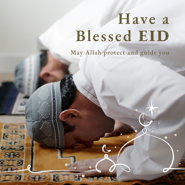 Ramadan holy month greeting for social media post