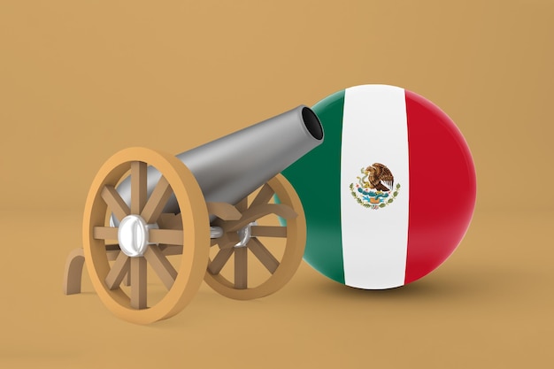 Free photo ramadan mexico with cannon