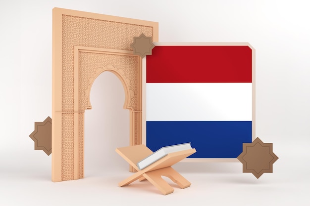 無料写真 ラマダンオランダとイスラムの背景