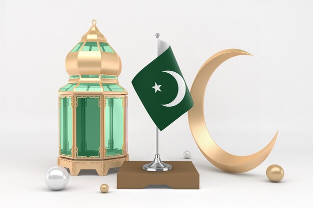Free photo ramadan pakistan in white background
