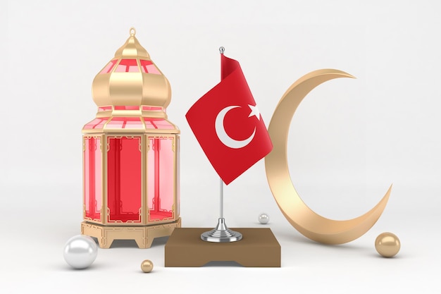 Free photo ramadan turkey in white background