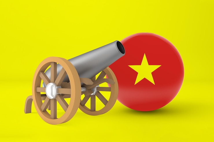 Free Photo ramadan vietnam with cannon