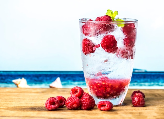 Raspberry mint infused water recipe