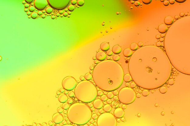 Rasta gradient background with bubbles