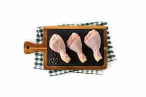 Free photo raw chicken meat legs