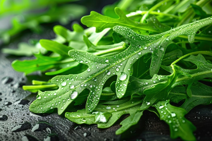 Free Photo raw food with water drops