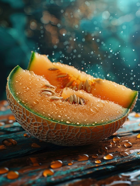 Foto gratuita alimenti crudi con gocce d'acqua in studio