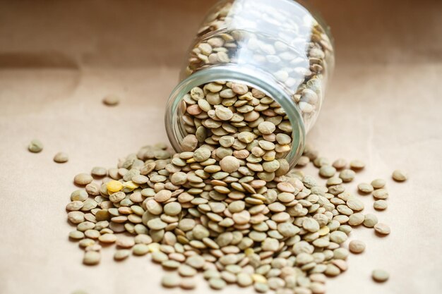 Raw lentil