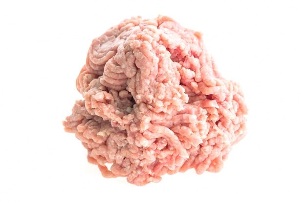 Raw minced pork meat