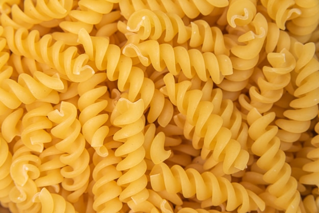 Raw pasta - macro detail