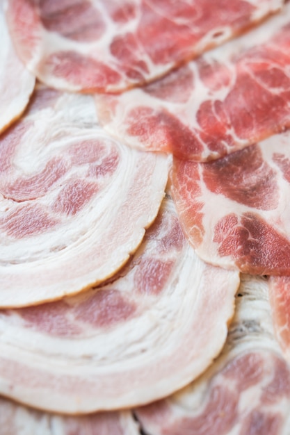 Free photo raw pork meat