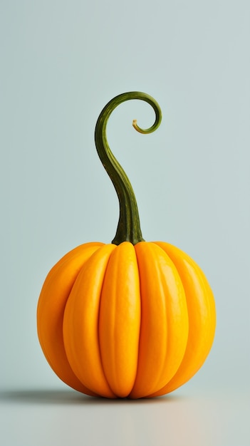 Raw pumpkin in studio