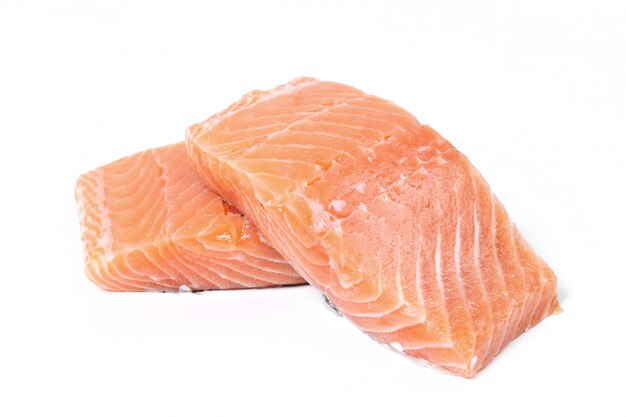 Raw salmon