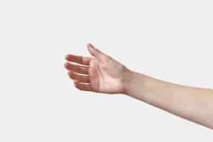 Бесплатное фото Достижение женской руки