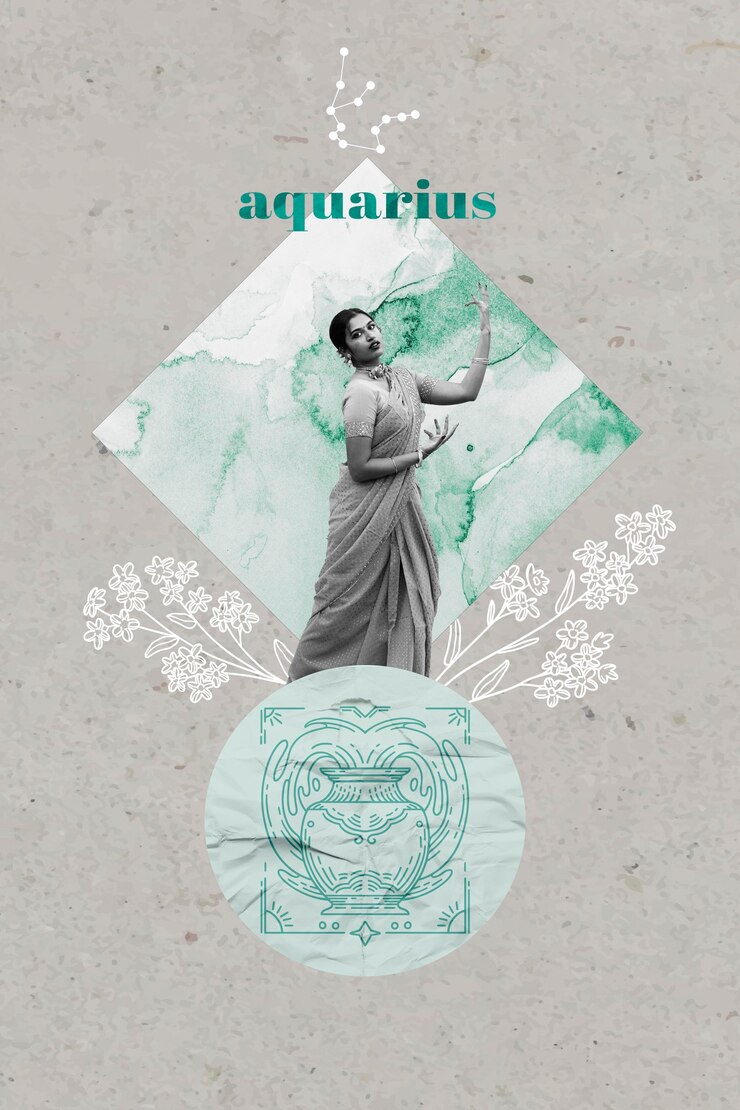 Free Photo real life zodiac collage