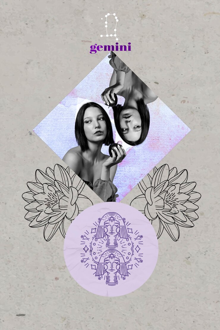 Free Photo real life zodiac collage