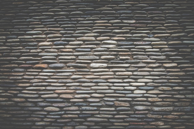 real stone wall surface ,Dark retro filter