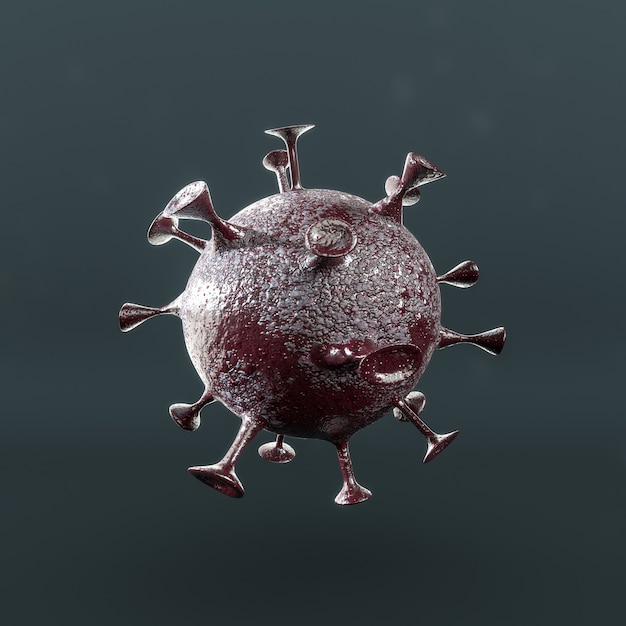 Free photo realistic coronavirus