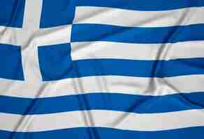 Free photo realistic greece flag background