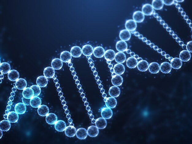 Realistic helix dna representation