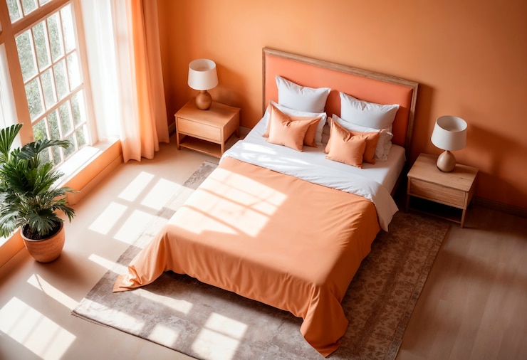 Free Photo realistic interior design with furniture