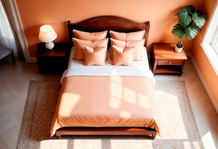 Free Photo realistic interior design with furniture