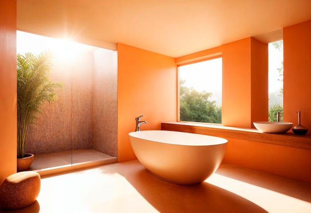realistic modern interior design