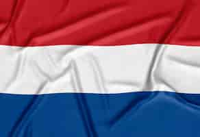 Free photo realistic netherlands flag background