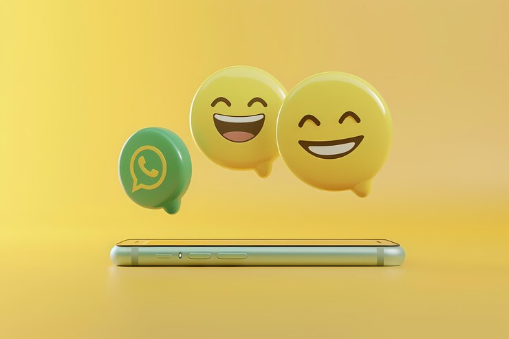 Free Photo realistic phone with social media