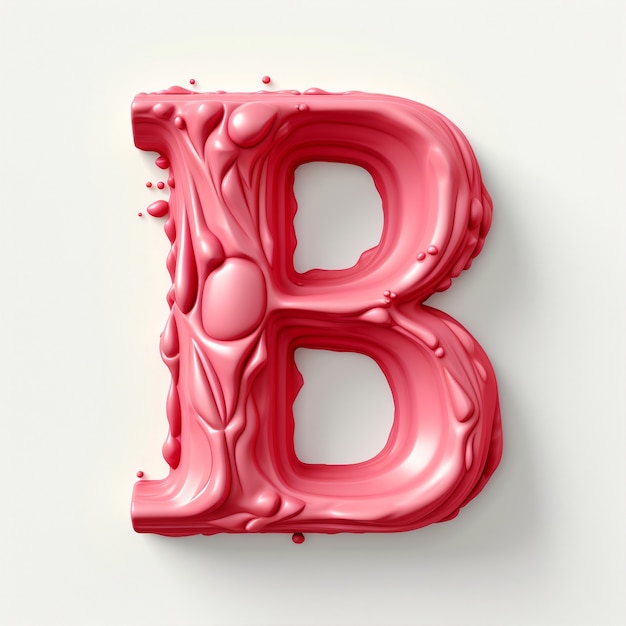 현실적인 핑크 b 편지