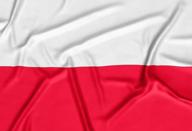 Free photo realistic poland flag background