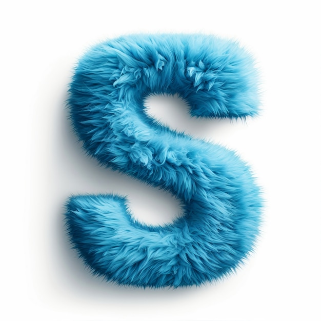 Free photo realistic s letter with soft texture