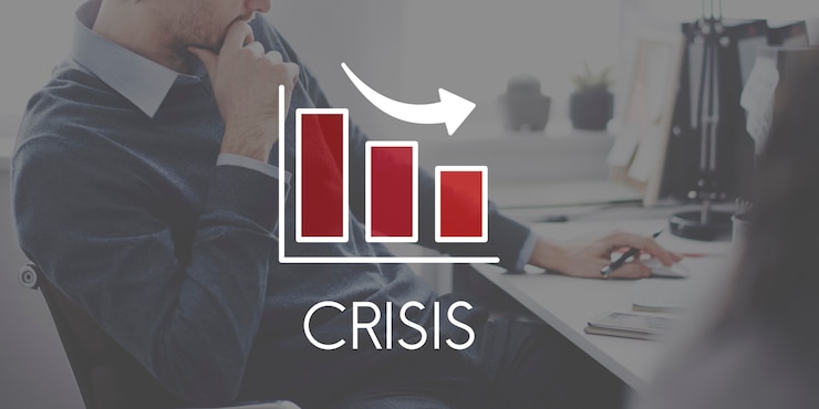 Free Photo recession decrease business barchart concept