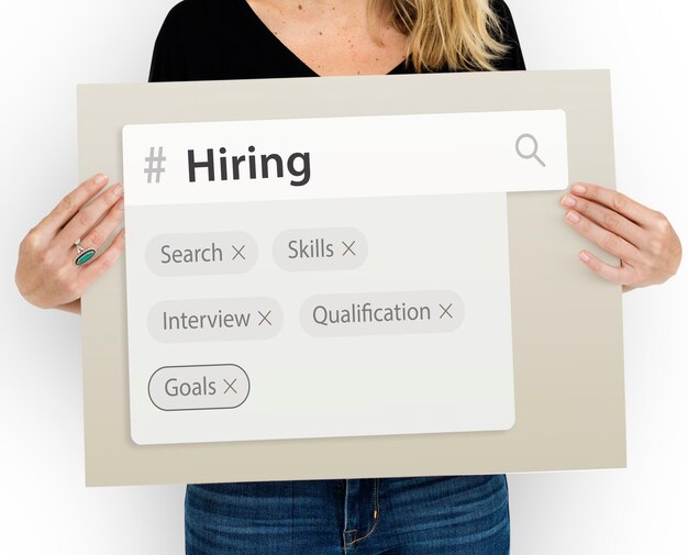 Recruitment employment search engine tags