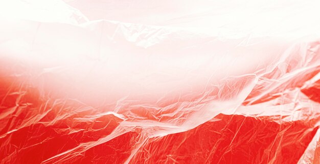 Red abstract plastic bag concept