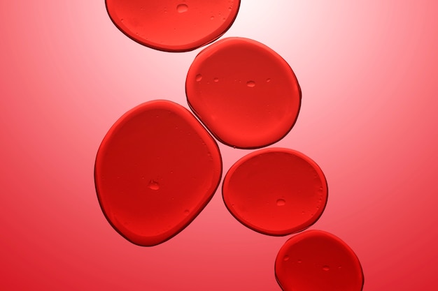 Free photo red background wallpaper abstract oil bubble texture wallpaper