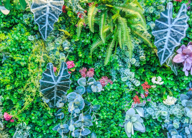 Free Photo red beautiful background exterior pattern park