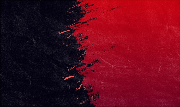 Red and Black Brush Stroke Banner Background Perfect for Canva