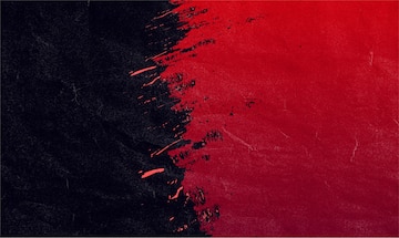 Free Photo | Red and black brush stroke banner background perfect for canva