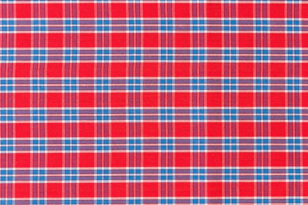 Red and blue checkered pattern texture background
