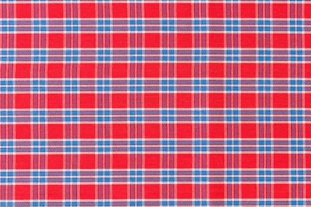 Red and blue checkered pattern texture background