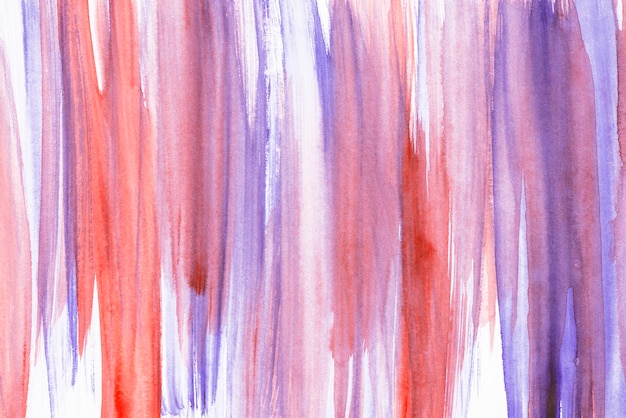 Free photo red and blue watercolor brush strokes texture backdrop